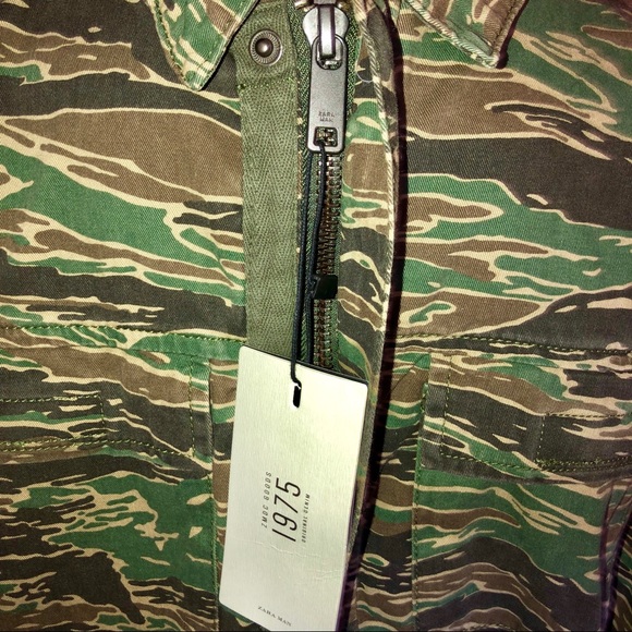 Zara Man Camouflage Jacket. - Picture 2 of 6
